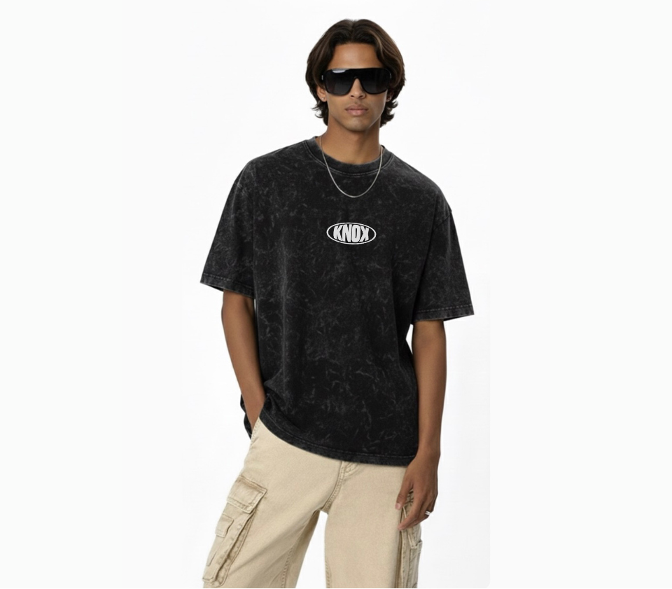 KNOX ACID WASH LOGO T-Shirt