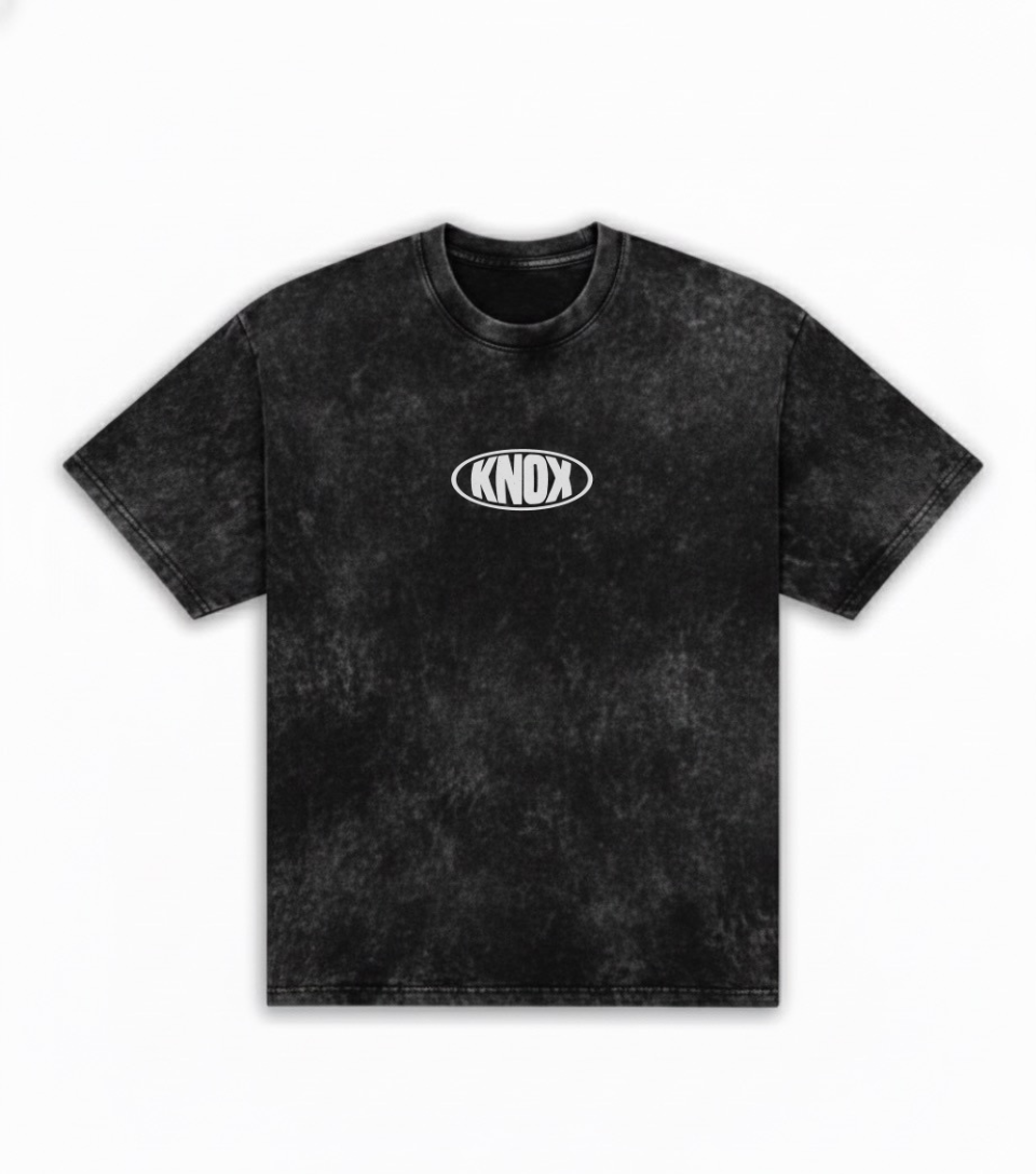 KNOX ACID WASH LOGO T-Shirt