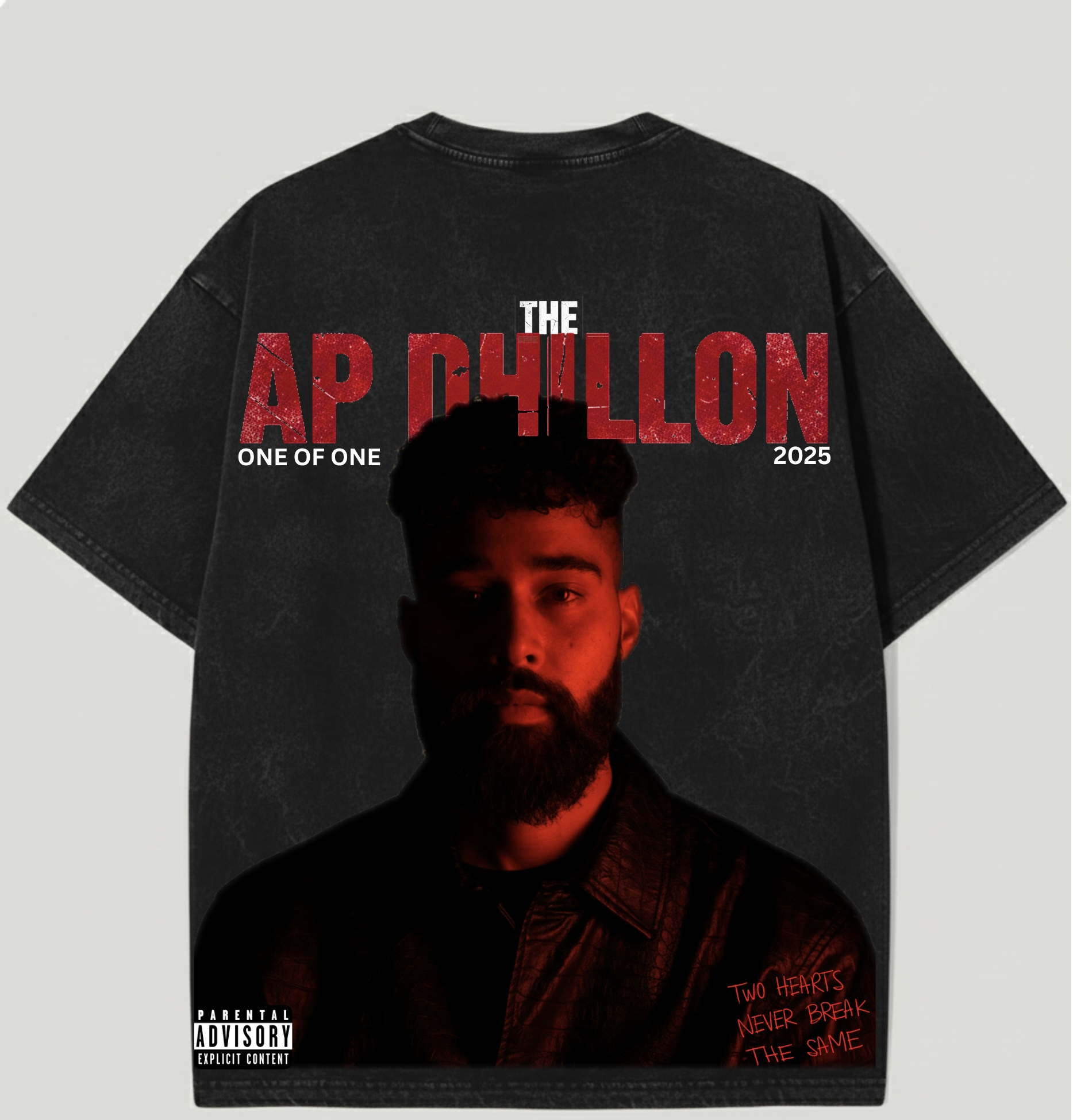 AP DHILLON ACID WASH TSHIRT